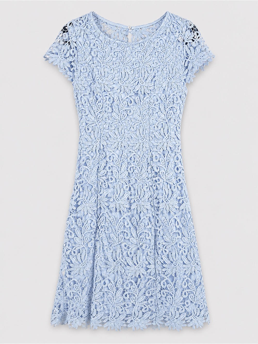 Lulus Light Blue Lace Dress Sorority Rush Recruitment Wedding Guest Cottagecore